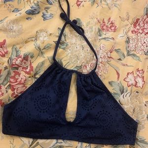 Navy blue Aerie bikini top
